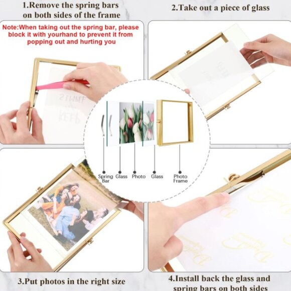 Floating Photo Frames, Set of 4 - Picture 9 of 10